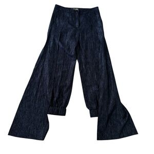 Hellesy  Wide-Leg Pants with cuffed ankles and side panels Sz. 4